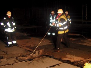 Teamwork with the Fire Department Munich: a fire at the Dachau Hospital (KFV Dachau)