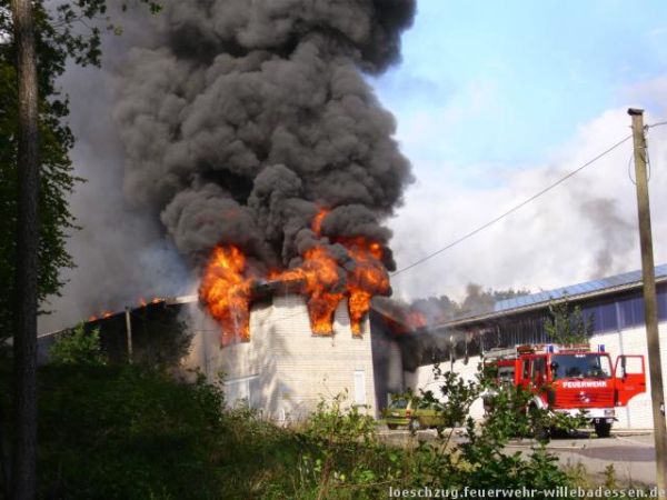 Brand Sägewerk