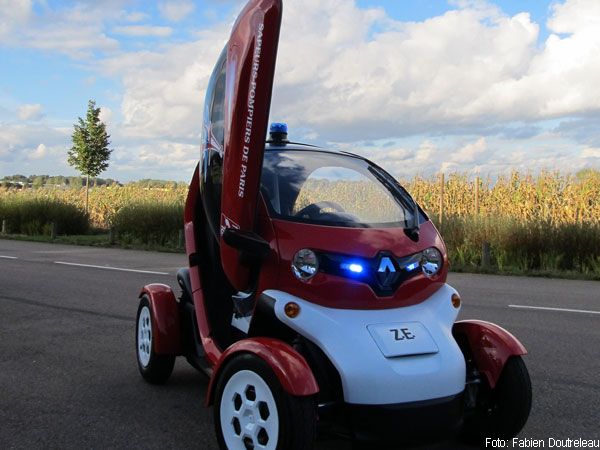 Feuerwehr Elektroauto Twizy