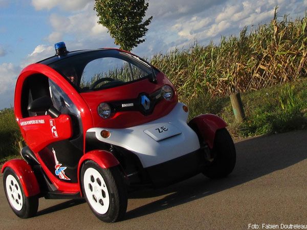 Feuerwehr Elektroauto Twizy