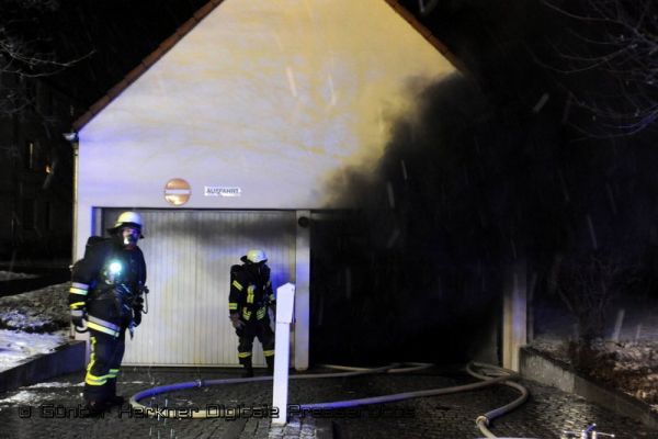 Großbrand Tiefgaragef