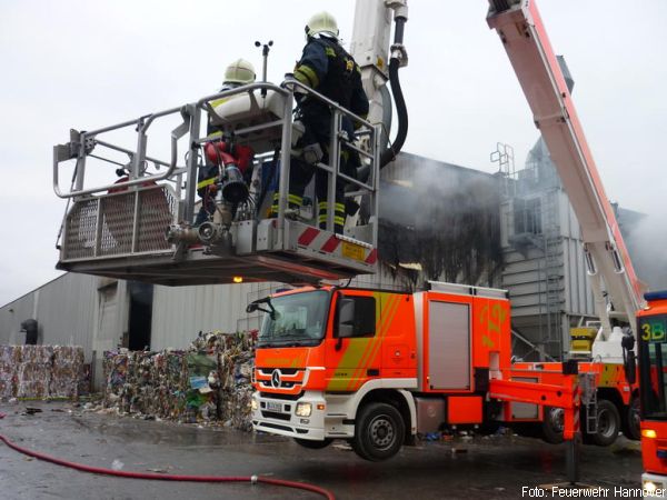 Großbrand Hannover