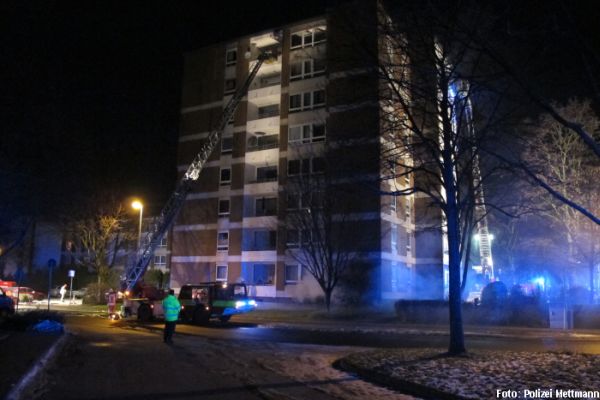 Brand Hochhaus