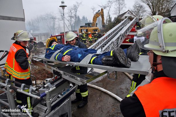 Großübung THW und Feuerwehr