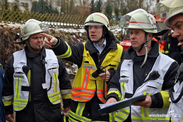 Großübung THW und Feuerwehr