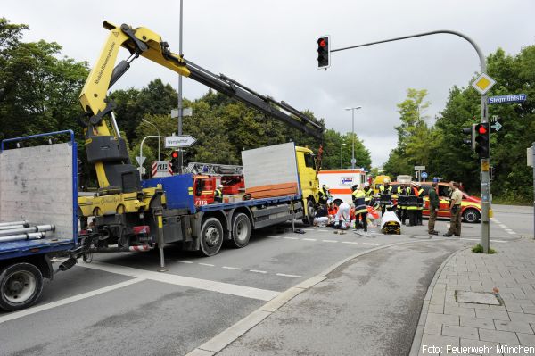 LKW Unfall München