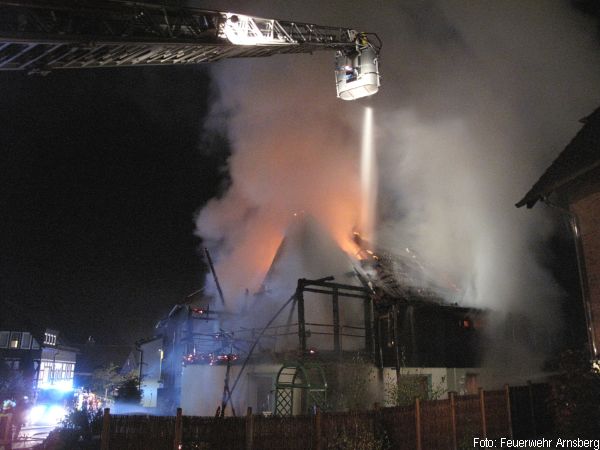 Wohnhaus Vollbrand