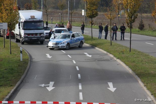 Hochspannung Flugunfall Tuttlingen