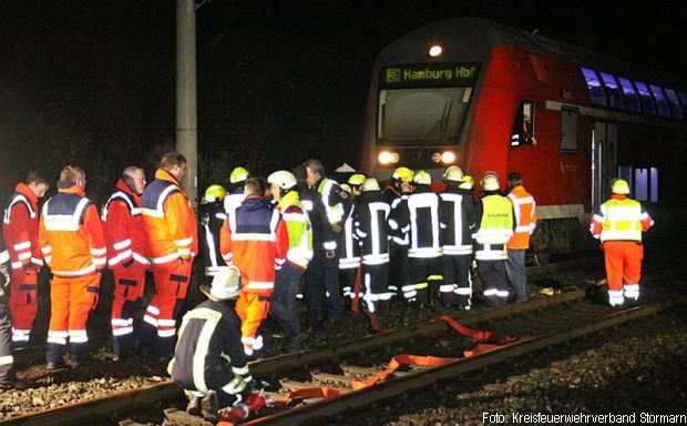 Bahn Unfall Pkw