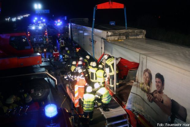 Lkw Unfall Autobahn