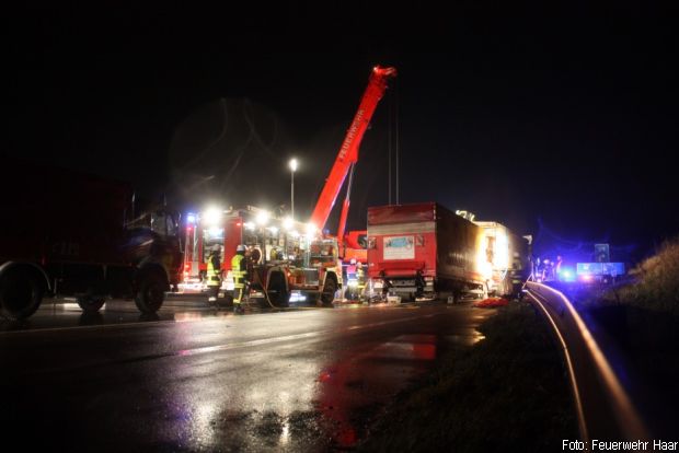 Lkw Unfall Autobahn