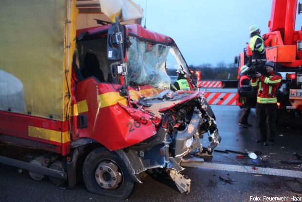 Lkw Unfall Autobahn