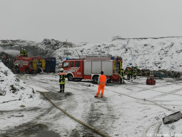 Brand Deponie Bremen