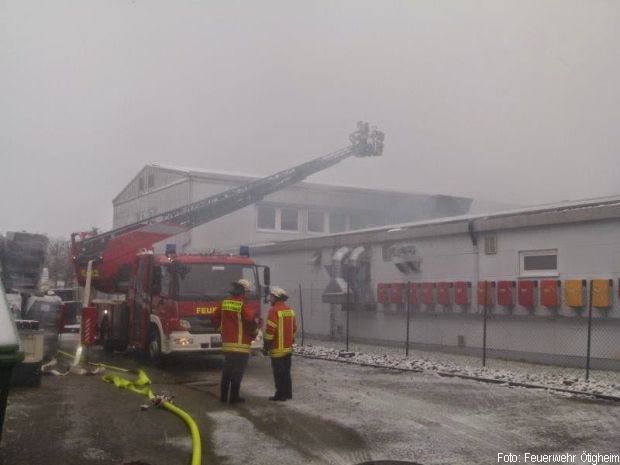 Druckerei Großbrand Millionen