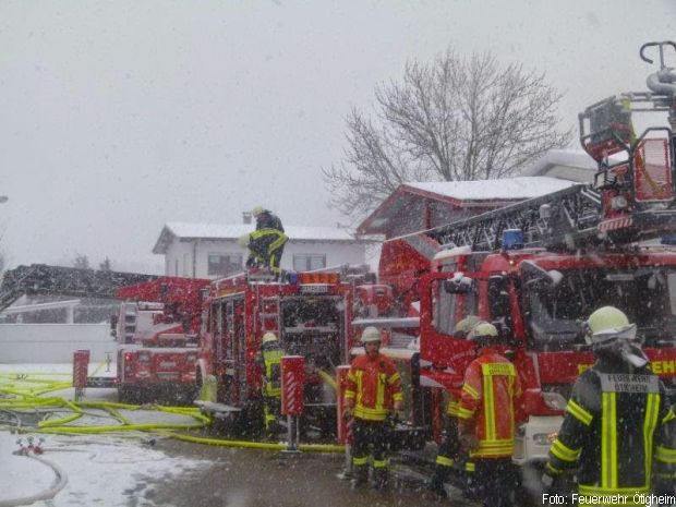 Druckerei Großbrand Millionen