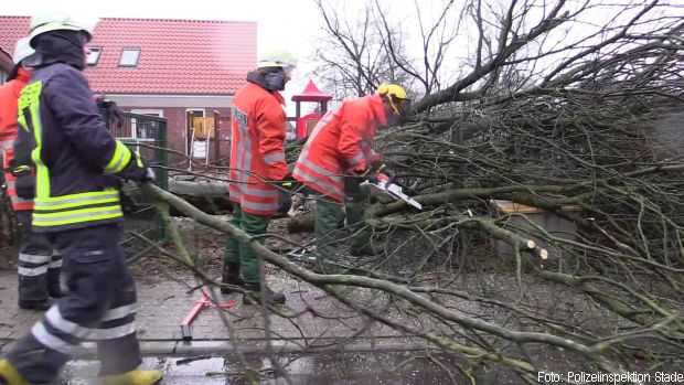 Sturmeinsatz Unwetter Feuerwehr