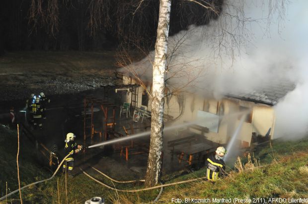 Brand Gaststätte Holzbau