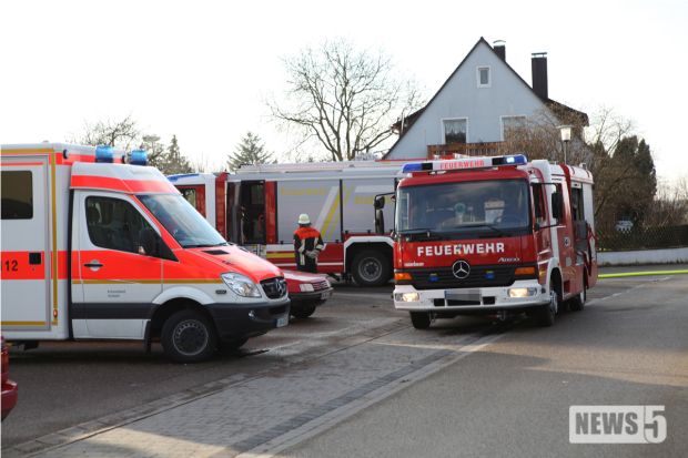 Zimmerbrand Dachstuhl Innenangriff