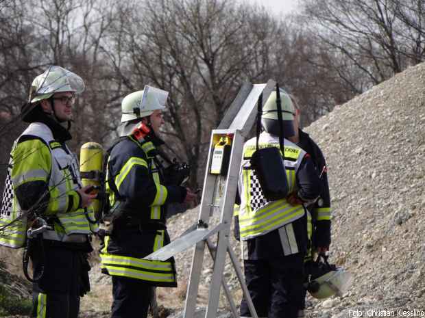 Feuer Biogasanlage Feuerwehr