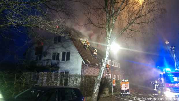 Polizei Rauchentwicklung Haus