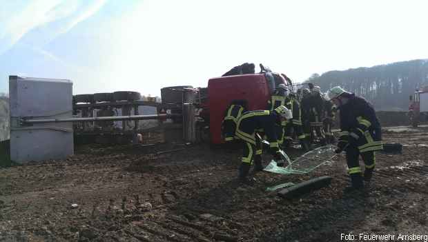 LKW Unfall Frontscheibe