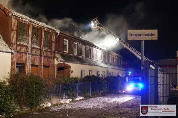 Dachstuhlbrand Vollbrand Celle