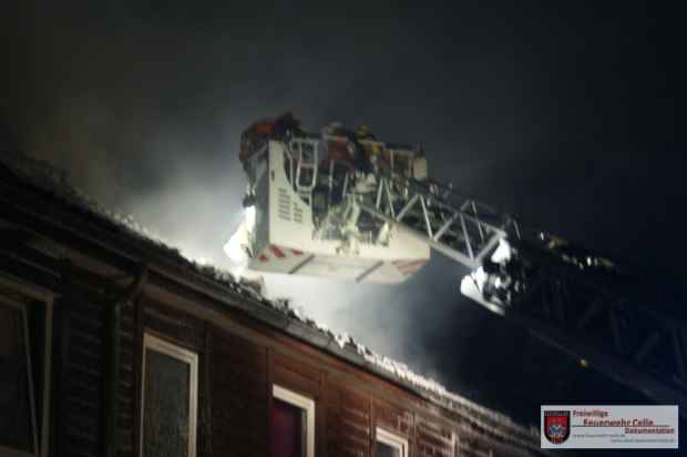 Dachstuhlbrand Vollbrand Celle