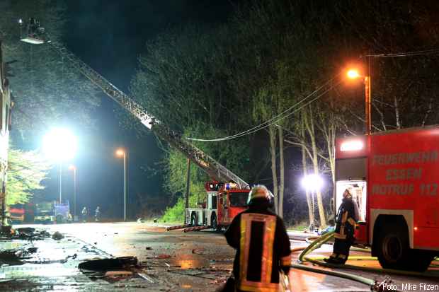 Durchzündung Großbrand Essen