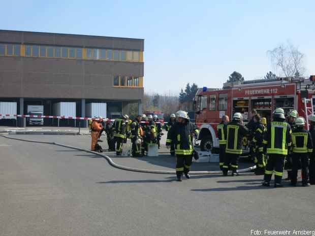 Brandeinsatz Gefahrguteinsatz Feuerwehr