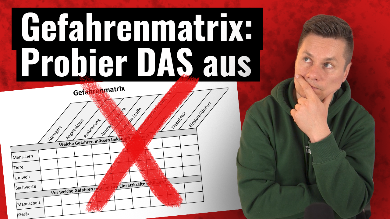 Gefahrenmatrix Feuerwehr